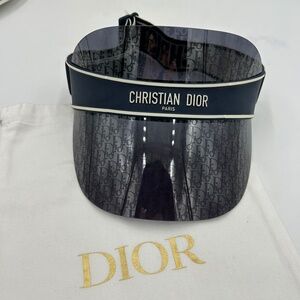 Dior oblique Dior club VIU Sun  adjustable logo visor made in Italy